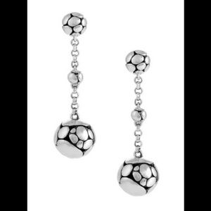 NEW John Hardy Kali Sterling Silver Ball Earrings